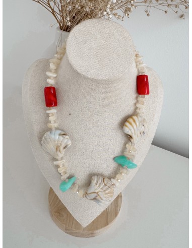 COLLAR COCHA ABALORIO