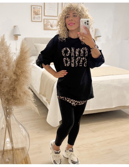 LEGGING FAJA/PUSH UP NEGRA