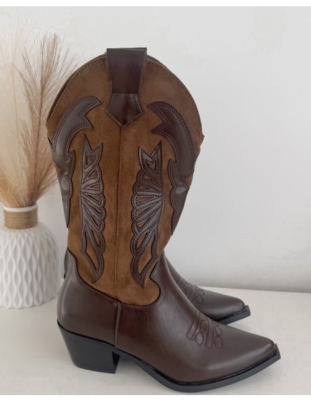 BOTAS COWBOY CHOCOLATE
