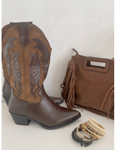 BOTAS COWBOY CHOCOLATE