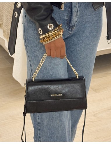 BOLSO MATERIAL NEGRO