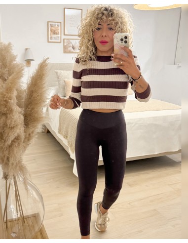 LEGGING CALCEDONIA CHOCOLATE