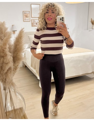 LEGGING CALCEDONIA CHOCOLATE