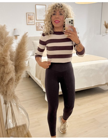 LEGGING CALCEDONIA CHOCOLATE